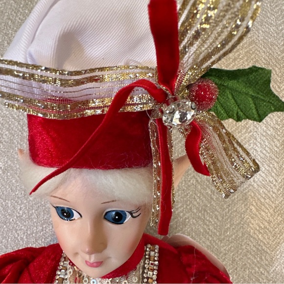 Ralph Lauren Style Christmas Elf Fairy Shelf Sitter 30” NWT Martha Stewart - Picture 10 of 12